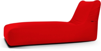 Sitzsack ‘Sunbed‘, Bezugstoff - Colorin, 100% Olefin, Red, 80x180x70 cm cm.