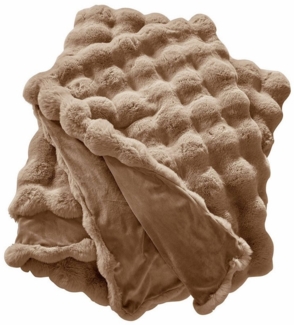 Mirabeau Tagesdecke Plaid Zalina taupe