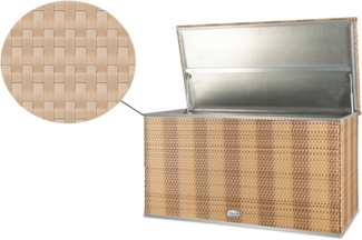 Premium Gartenbox Polyrattan Auflagenbox Kissenbox Gartentruhe Aufbewahrungs