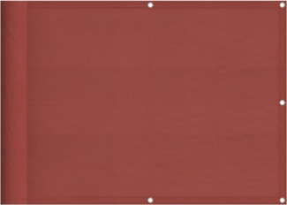 vidaXL Balkon-Sichtschutz Terrakotta 75x800 cm 100 % Polyester-Oxford 42002085