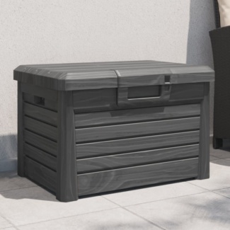 vidaXL Outdoor-Kissenbox Anthrazit 73x50,5x46,5 cm Polypropylen 366600