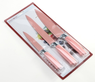 Messer Kochmesser Messerset 3-tlg. Royalty Line pink RL-BW3P