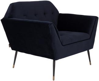 Lounge Sessel KATE DEEP BLUE Samt von DUTCHBONE
