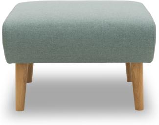 DOMO Collection Swift FK, Hocker, Webstoff eisblau, 75 x 68 cm