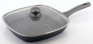 CS-Kochsysteme Steakpfanne mit Deckel 28 x 28 x 4 cm EMDEN 060688