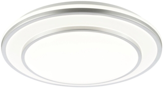 Brilliant LED Deckenleuchte Luciano Ø 39 x 7,8 cm warmweiß-kaltweiß weiß