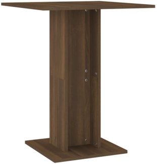 vidaXL Bistrotisch Braun Eichen-Optik 60x60x75 cm Holzwerkstoff 815104