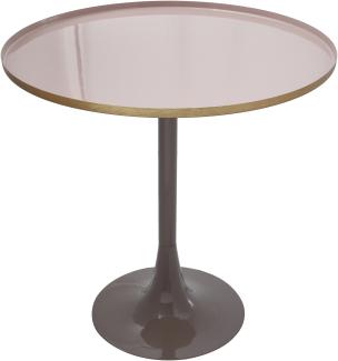 Beistelltisch Art Deco 925 Altrosa / Grau