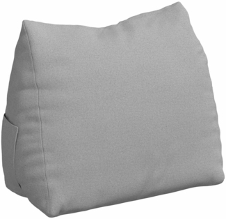 vidaXL Rückenkissen Wolkengrau 45 x 20 x 35 cm Stoff 42015015