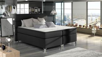 Amadeo 140X200, Boxspring Bett, Schwarz