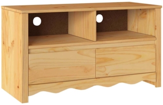 vidaXL TV-Schrank Drammen Eiche 99 x 43 x 55 cm Massivholz Kiefer 42003042