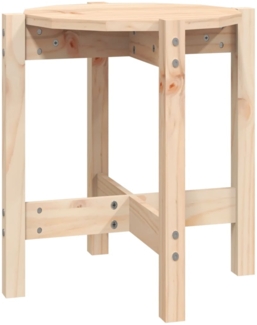 Couchtisch, Sofatisch Ø 42,5x45 cm Massivholz Kiefer