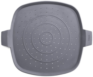 WOLL Spritzschutz Silikon 28x28 cm grau