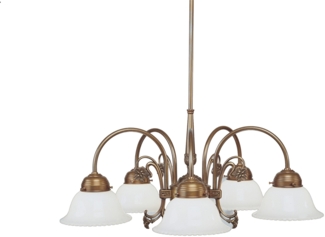 Kronleuchter D36-10op Berliner Messing