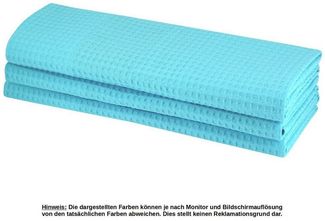 Engelland Geschirrtuch Poliertuch, (Vorteils-Set, 6-tlg, Waffel-Pique), 100 % Baumwolle, integrierte Aufhängeschlaufe, 70 x 50 cm