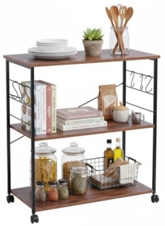 Küchenrollwagen mit 3 Ablagen 10052608