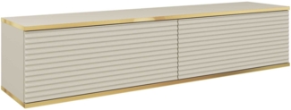AX LIVING Moderner TV Sideboard Vespasia 163 2D –163cm Breite, Beige