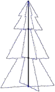 vidaXL Weihnachtsbaum in Kegelform 200 LEDs Indoor Outdoor 98x150 cm 328577