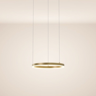 s.luce Ring 40 LED-Hängelampe Direkt 5m Gold