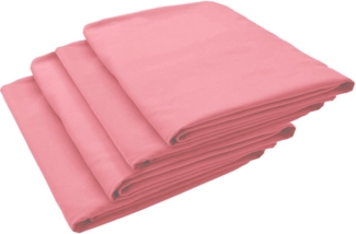 my home Reisehandtuch Xavi, 4 x 40x60cm ideal als Sporthandtuch, Reisehandtuch, Microfaser (Set, 4-St), als Serie und Set, sehr leicht, kompakt, schnelltrocknend, Mikrofaser