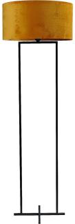 Stehleuchte Cross 1-flammig Samt Maisgelb Ø52cm