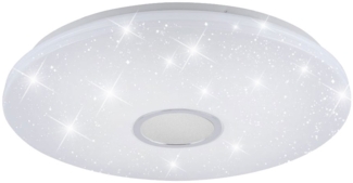 LED Deckenlampe mit Sternenhimmel, Fernbedienung, 59 cm