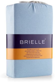 Brielle Spannbettlaken Brielle Fitted Sheet Light Blue 200x200 + 30 cm