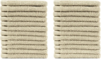 Blumtal Gästehandtücher 30x30 cm - weich und saugstark, Frottee (24-St), 12er und 24er Set, 100% Baumwolle