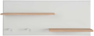 Wandgarderobe vito Boggie , Holzwerkstoff , Grau, Weiß, Holzfarben , 94 x 38 x 17 cm