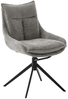 Stuhl Portland / Parker , Stoff , Anthrazit , 57 x 85 x 65 cm