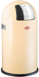 Wesco 'Pushboy Junior' Abfallsammler, 22 Liter, Stahlblech, Mandel