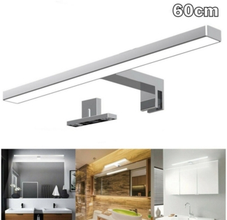 oyajia LED Spiegelleuchte LED Wandleuchte Spiegelleuchte 30cm / 60cm, LED Make-up-Lampe 6000K, LED fest integriert, Kaltweiß, Aluminium Schminklicht Badlampe Spiegellampe Schranklampe