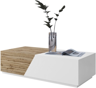 'Nesezi' Couchtisch,Weiß / Wotan