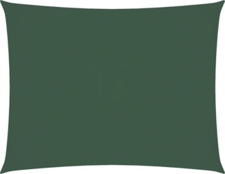 vidaXL Sonnensegel Oxford-Gewebe Rechteckig 5x6 m Dunkelgrün 135494
