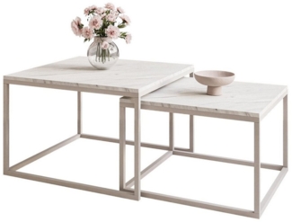 Lookway Couchtisch YOSHI 2in1 MATT KASCHMIR (2er-Set), Breite: 70 cm und 60 cm