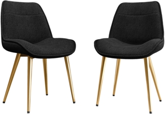 Stühl MUZ DC/1084/GL (Farbe: Schwarz - AT15)