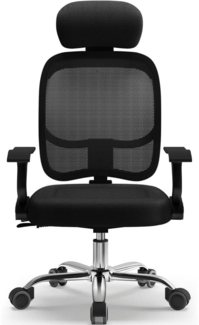 Bürostuhl ergonomisch höhenverstellbar Drehstuhl verstellbar atmungsaktiv