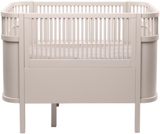 Sebra mitwachsendes Bett Birchbark Rose Braun sand