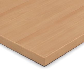 Dekor Spanplatte 19mm Tischplatte Weißbuche R24015VV mit ABS Kante Umleimer - Größe 50 x 80 cm - Höhe 1,9 cm - Farbe Weißbuche
