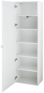 Garderobenschrank TICONA weiß Wandschrank 6 Fächer