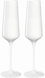 Leonardo Sektglas 280 ml weiß 2er-Set