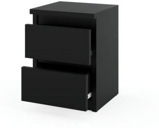 KOSETO Nachtkonsole, Nachttisch mit 2 Schubladen für Schlafzimmer, Büro - Modernes Design, modernes, minimalistisches Design, langlebig, pflegeleicht