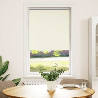 vidaXL Verdunkelungsrollo Cremeweiß 65x175cm Stoffbreite 60,7 cm 4011667