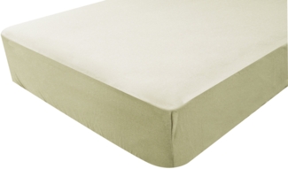 DOMIVA Spannbettlaken, Jersey, Nougat, 40x80 cm, 1 Stück