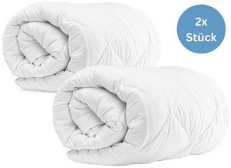 Komfortec Kunstfaserbettdecke,Bettdecken für Sommer und Winter, Ganzjahresdecke, Füllung: Polyester, Bezug: Mikrofaser, 135x200 cm, 155x220 cm und weiteren Größen, allergiker geeignet