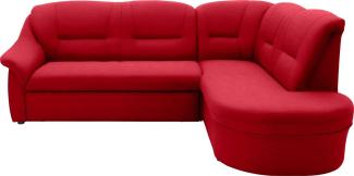 DOMO collection Ecksofa Faenza L-Form, DOMO collection Ecksofa, mit Ottomane, wahlweise mit Bettfunktion