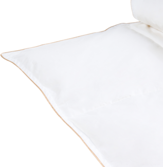 Mittelwarme Bettdecke EIGER Entenfedern und Daunen 150 x 200 cm