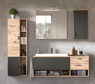 Badezimmerset Grado I - Nox Oak / Grau Matt
