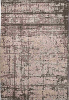 Teppich Yuno aus Chenille Taupe, 155x230 cm