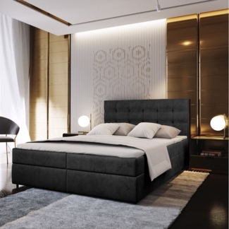 Masseno Boxbett GLOS 180x200 cm mit Bonell Matratze und Topper